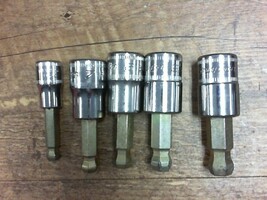 SNAP ON TOOLS 5-Piece 3/8" Drive Metric Hex Bit Socket  - PPS KN