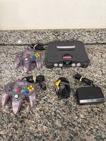 Nintendo 64 NUS-001 (USA) Console Bundle TESTED SPB-TS 290397