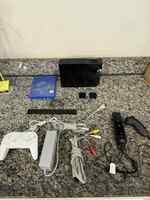 Nintendo Wii RVL-001 Black Console W/ Super Mario Galaxy SPB-TS 290871