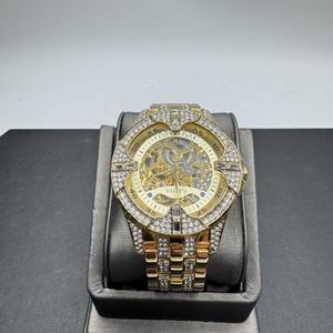 Elgin Skeleton Dial Gold Tone Automatic Men's Watch TY2807          LS(292677)