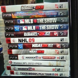 12 PS3 Disc Sports Games 2K NHL MLB NBA Madden Major League Untested PPSDM