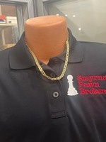  20" Gucci Link Necklace Chain 14k 17g