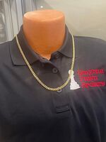 Mans 24" Cuban Link 10k 26.2g Necklace