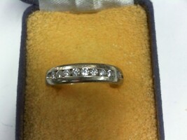 Diamond Band - WG -  Sz 11 - 14K - PPSKN
