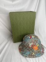 GUCCI X DISNEY Beige Donald Duck Supreme Canvas Hat  LS(317839)