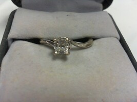 Diamond Solitaire - WG - Sz 7 - 14K - PPSKN