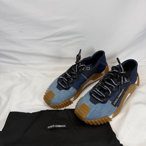 Dolce & Gabbana NS1 Denim Patchwork Sneakers US 10 SPB-MS 322317