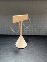 Gold Over Silver Hoops   LS(323616)