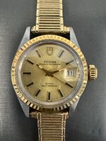 1972 Vintage Tudor Princess Oyster Date 24mm Automatic Champagne Dial VWG 327505
