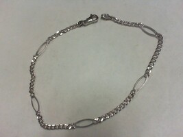 White Gold Bracelet/Anklet - 9.5" - 14K - 5.7g