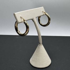 14K Gold Hoop Earrings     LS(328384) 