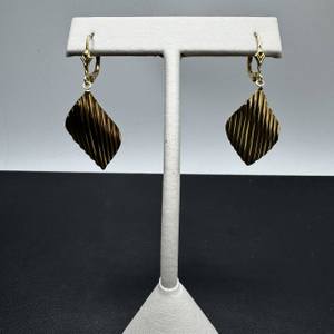  18K Gold Dangle Earrings    LS(329671)