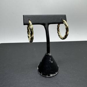 14K Gold Hoop Earrings     LS(329672) 