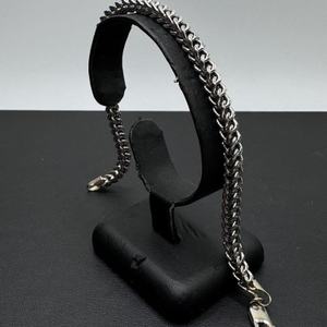  10KT White Gold Diamond Cut Franco Bracelet         LS(330087)