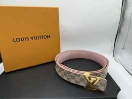 Louis Vuitton Damier Azur Belt Size 85/34 SPB-TS 331969