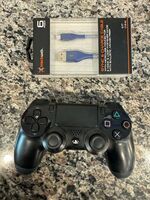 Sony PS4 Black Wireless Controller w/ Charger - VWG 333311