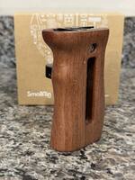 Small Rig Side Wooden Handle Grip for DSLR Camera Cage