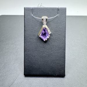 14K Gold and Amethyst Pendant          LS(336892)  Pendant