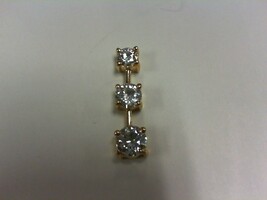 Past - Future - Present -  Diamond Pendant - YG - 10K - PPSKN