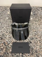 Unisex Dior Adjustable Visor Black and White With Box SPB-JB 337447