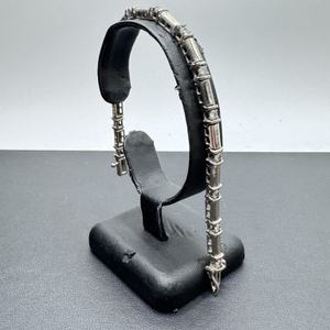 7.5in 14K White Gold Bracelet with Stones         LS(337493)