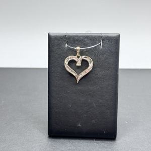 14K Gold Heart Pendant with Stones      LS(388544) 