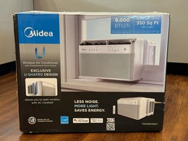 Midea MAW08V1QWT 8,000 BTU Air Conditioner Window Unit w/ Box - VWG 338956