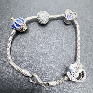 7.5in Sterling Silver Charm Bracelet          LS(339145) 