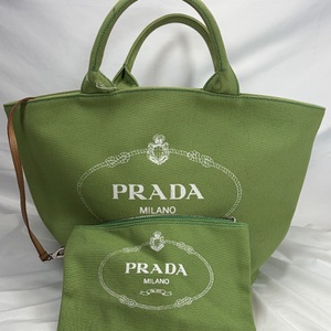Prada Canapa Convertible Shopping Tote Canvas Medium JDW(339251)
