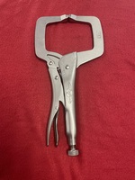Irwin 11R -  11" Wide-Opening Locking C-Clamp with Regular Tips - PPSKN