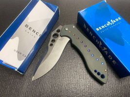 Discontinued Benchmade 630 Skirmish Knife Titanium Frame Lock Rare Blackwood PPS