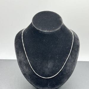 18in Sterling Silver Box Necklace        LS(339870) 