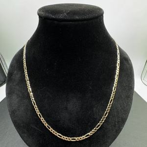 20in 14K Gold Figaro Chain              LS(340205) 