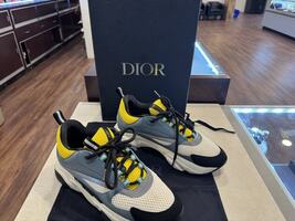 Dior B22 Mesh Sneakers White/Blue Size 42 (US 9)            LS(340249)