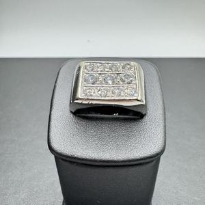 14K White Gold Cluster Size 10               LS(340360) 