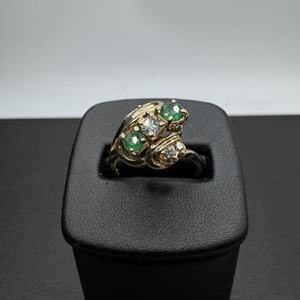 14K Gold Ladies Cluster Size 8.5        LS(340467) 