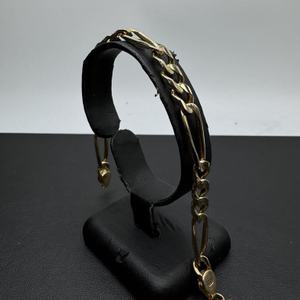8in 14K Gold Figaro Bracelet             LS(340582) 