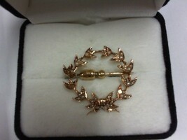 Vintage Seed Pearl & Gold - Pin/Brooch - YG - 10K - PPSKN