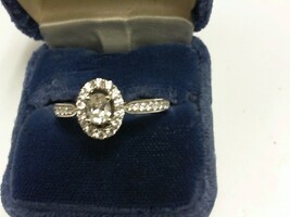 Disney Enchanted Diamond Ring  WG -  1/4CT Center Stone  - 14K - PPSKN