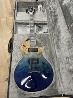 ESP E-II Eclipse Blue Natural Fade w Case - Great Condition - PPSKN
