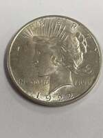 USA 1922 SILVER $1 ONE DOLLAR COIN PEACE LIBERTY PPSDM