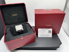 Cartier Tank MC Silver Dial Steel Mens Watch W5330003           LS(342210)