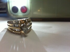 Marquise Diamond Ring - YG -  Sz 6.5 - 14K - PPSKN
