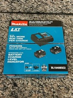 Makita BL1840BSC2 18V LXT Lithium-Ion Battery + Charger Starter Pack SPBSL343528