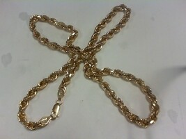 Rope Chain Yellow Gold - 22 Inches - 10K - PPSKN