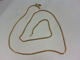 Ajustable 24 Inch Yellow  Gold Rope Chain - 10K - PPSKN