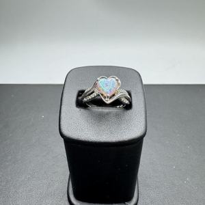 Sterling Silver Heart Ring Size 6.75         LS(344092)