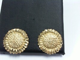 SunFlower Yellow Gold Stud Earring - 10K - PPSKN