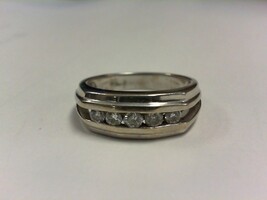 Diamond Band - WG - Sz 10 - 14K - PPSKN