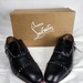 Christian Louboutin Eton BK65 Flat Black Studded Oxfords Sz 43/US 10 SPJKI344867